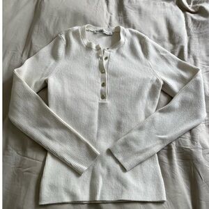 Abercrombie & Fitch Slim Henley Sweater Top